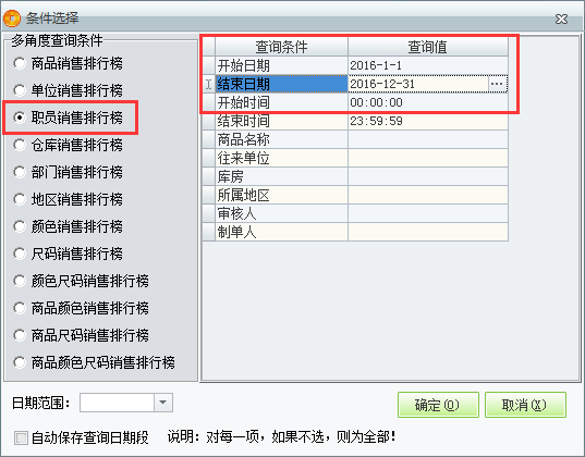 用友t1商貿寶服裝鞋帽版11.5如何查詢銷售人員的銷售業績排行？